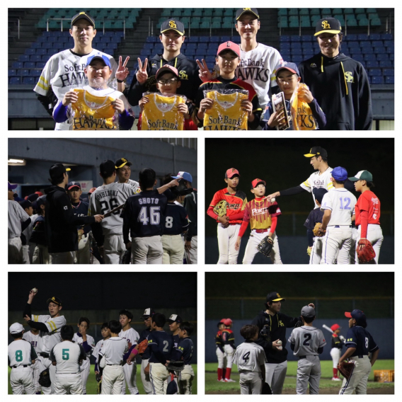 ホークスジュニアアカデミー＆ヤング福岡中央ホークス主催　少年野球教室開催！！